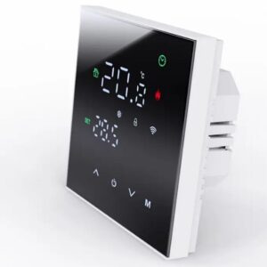 Терморегулятор програмований для теплої підлоги з Wi-Fi M3H Чорний