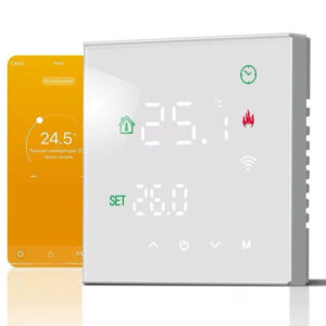 Програматор M3H WiFi сенсорний | Білий | Термопапа | Для електричної теплої підлоги