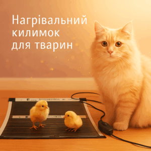 Теплі коврики для курчат/курей/брудера і домашніх тварин