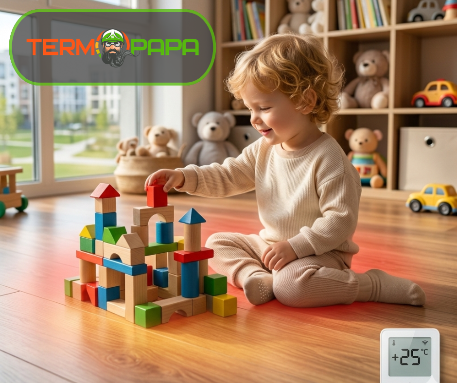 Тепла підлога в дитячу кімнату