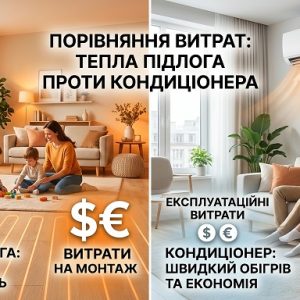 тепла підлога проти кондиціонера на обігрів